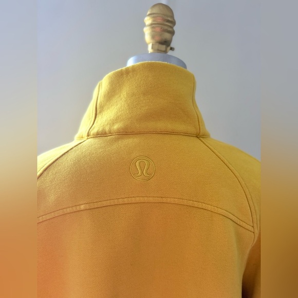 Lululemon Athletica Yellow Fleece Pullover - Picture 8 of 9